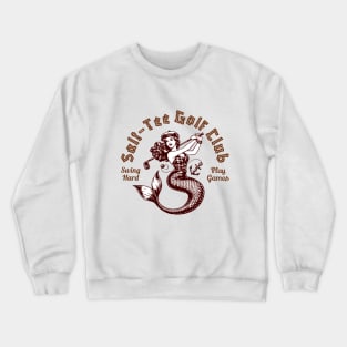 Vintage Salt-Tee Golf Club Mermaid Crewneck Sweatshirt